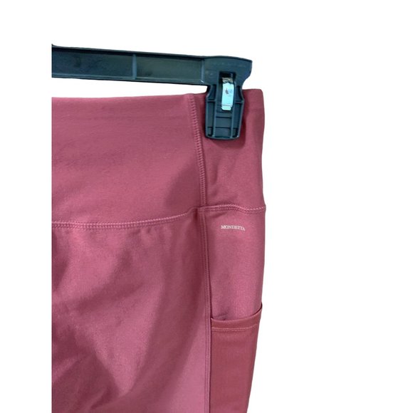 Mondetta Womens Size M Performance Luxury Rust Legging Pull On Pants - Picture 3 of 5